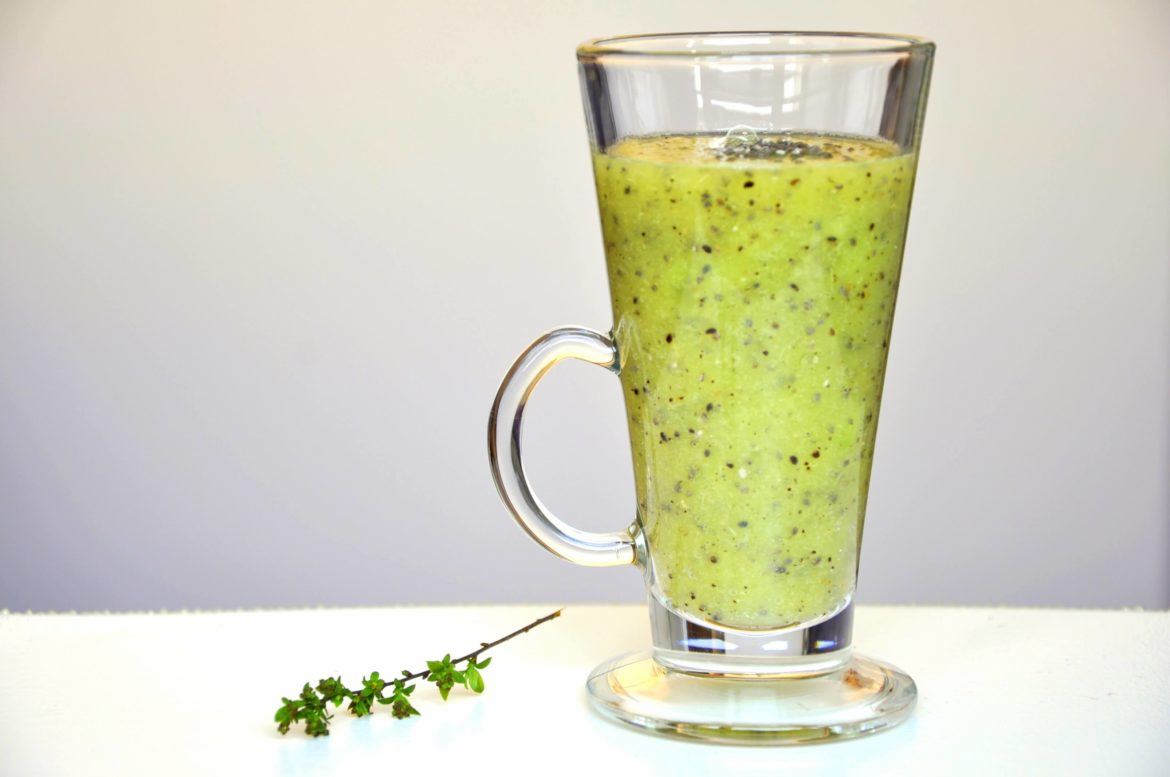 Wiosenny koktajl witaminowy gruszka + kiwi